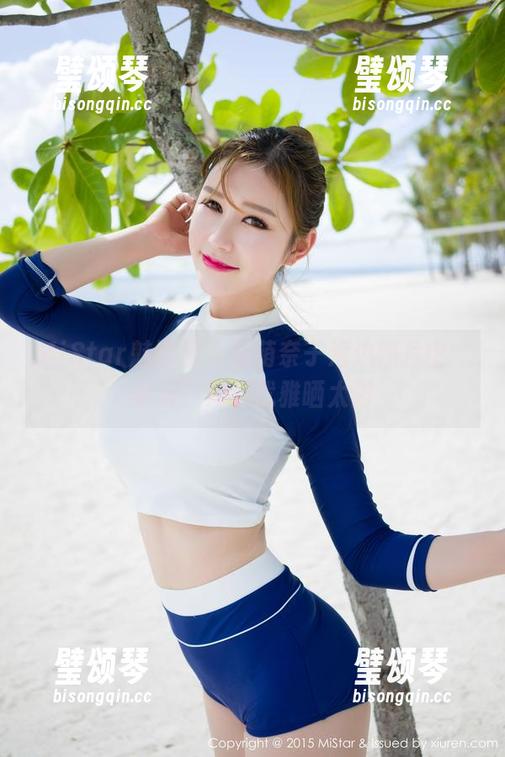 MiStar魅妍社-萌奈子 MiStar魅妍社 - 从萌奈子海边照片中“学习”如何优雅晒太阳