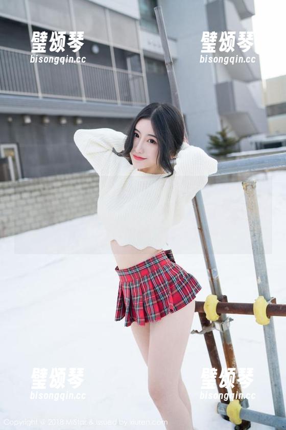 MiStar魅妍社 - 吊带，陈雅漫VICKY在图片里流露的气息让我不禁想到了海边的微风，呃，但她没去海边吧？